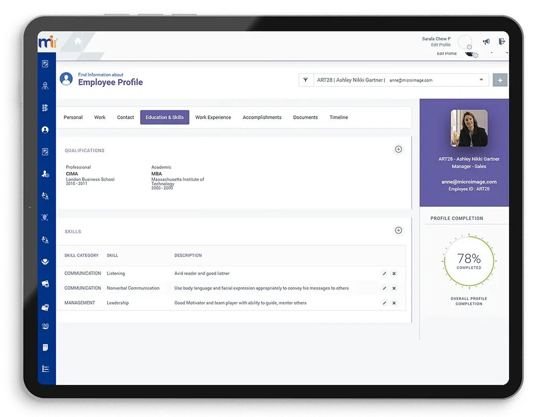 Comprehensive Digital Profile